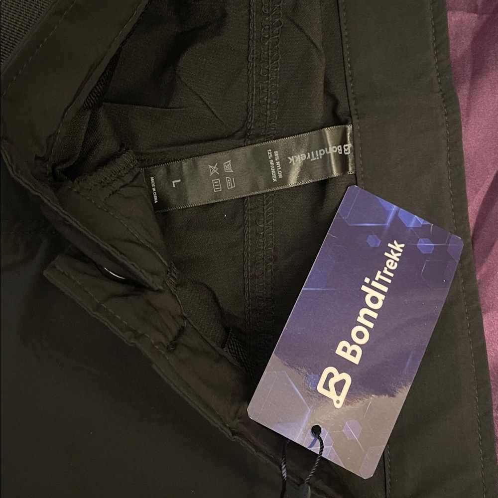 Men’s Lightweight Quick Dry Hiking Pants, UPF50 Outdoor Pants, Water-Resistant - Picture 4 of 5